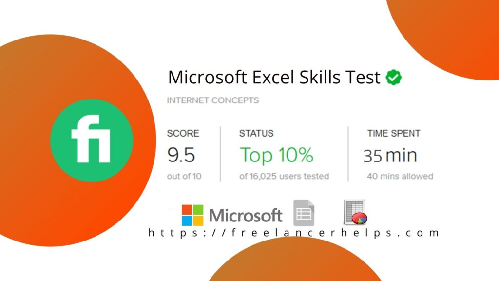 Microsoft Excel 2016 Skills Test