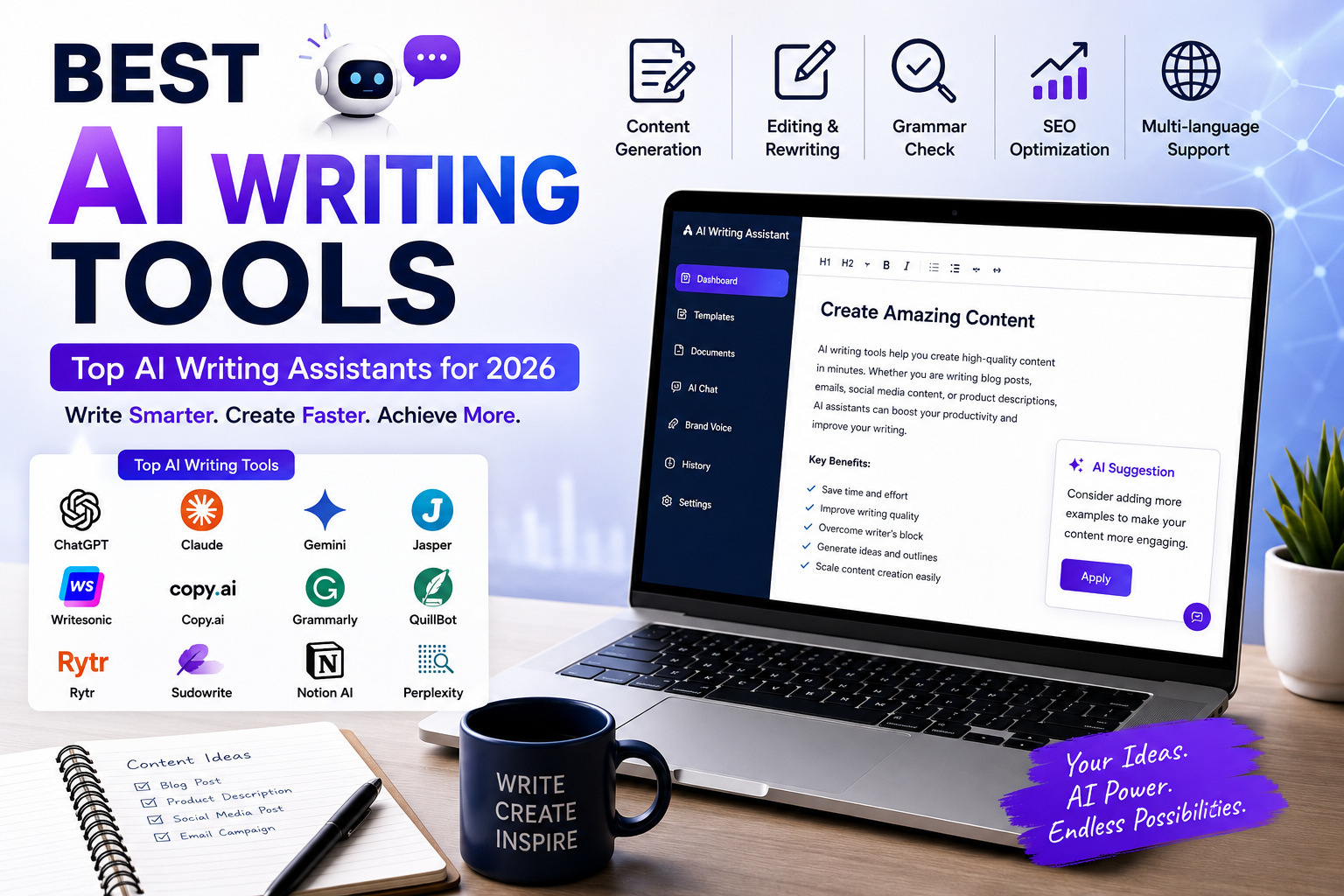 Best AI Writing Tools